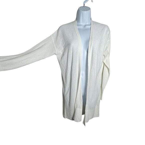 Pure DKNY white Open Cardigan Sweater size Small lightweight - Picture 2 of 6